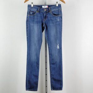 CABI mojave slim boyfriend jeans blue Sz 0